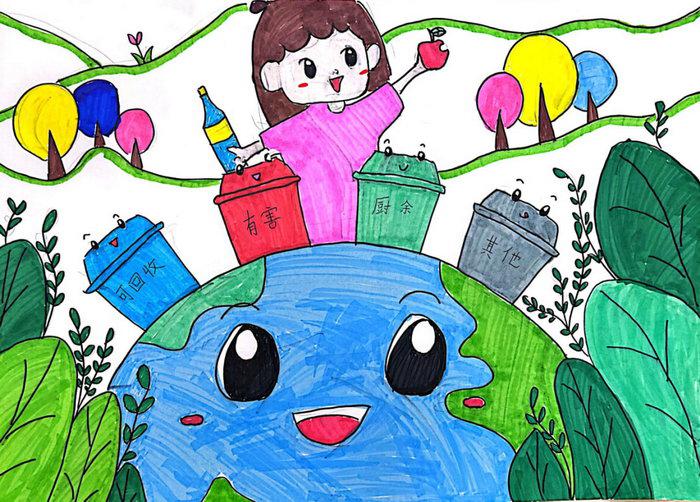 三年级垃圾分类手抄报图片及内容