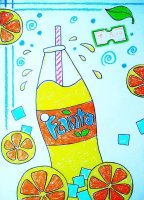 暑期少儿美术课程：夏日饮品（芬达）