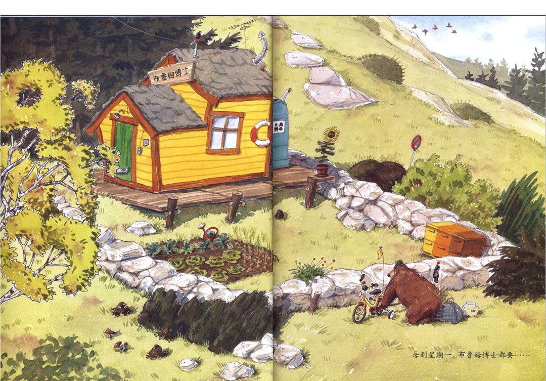 《大熊布鲁姆博士系列3-布鲁姆博士去游泳》