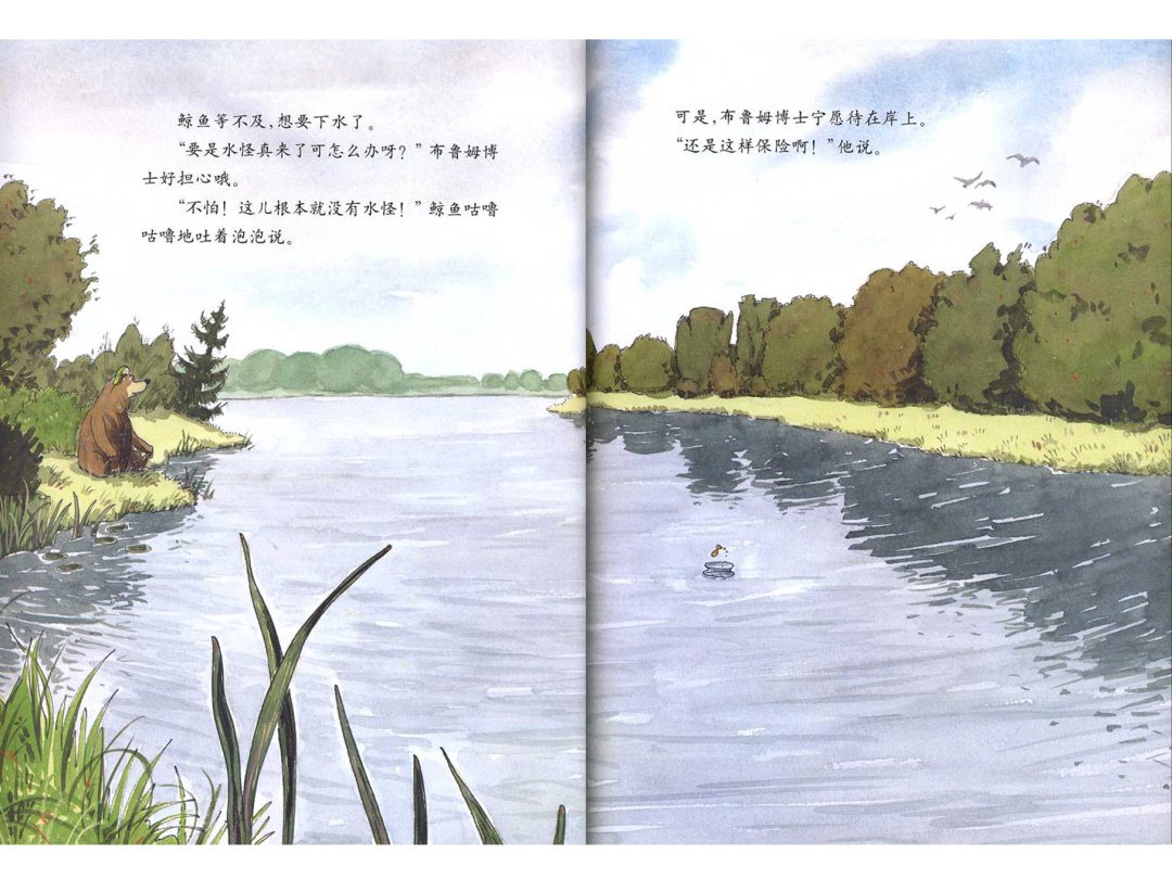 《大熊布鲁姆博士系列3-布鲁姆博士去游泳》