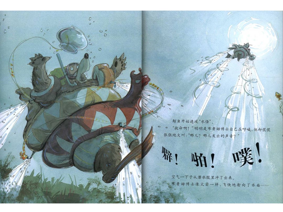 《大熊布鲁姆博士系列3-布鲁姆博士去游泳》