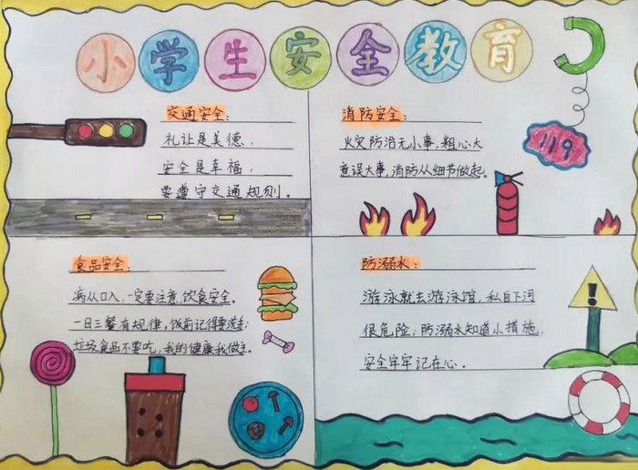 全国中小学生安全教育日手抄报