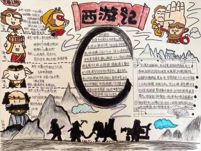 西游记手抄报图片简单又漂亮