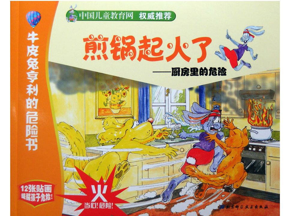 《牛皮兔亨利的危险书2-煎锅起火了（厨房里的危险）》