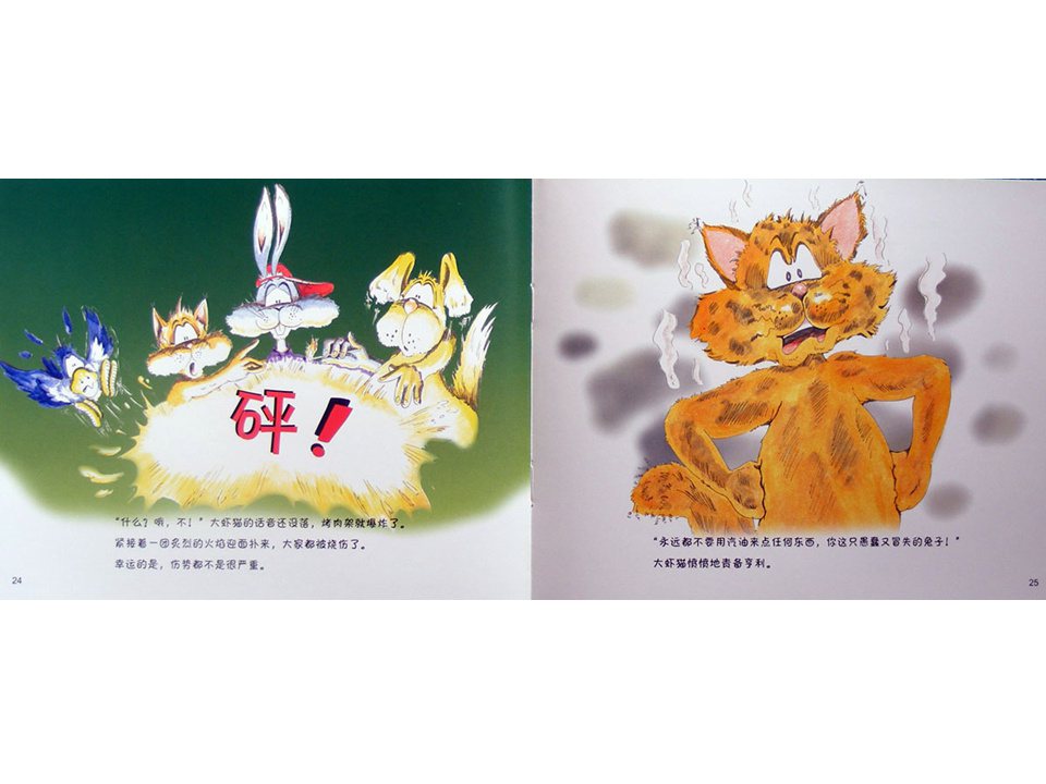 《牛皮兔亨利的危险书2-煎锅起火了（厨房里的危险）》