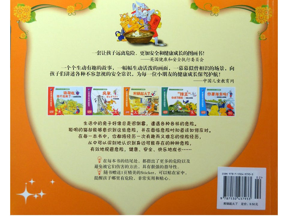 《牛皮兔亨利的危险书2-煎锅起火了（厨房里的危险）》