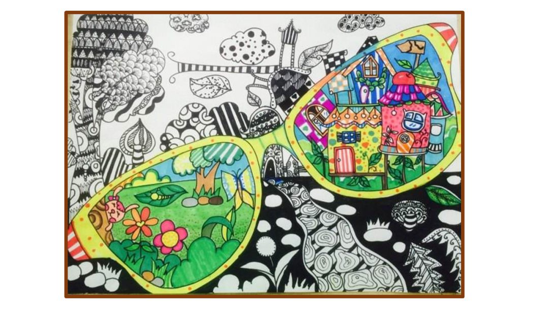 幼儿园幼小衔接美术教案：我眼中的世界