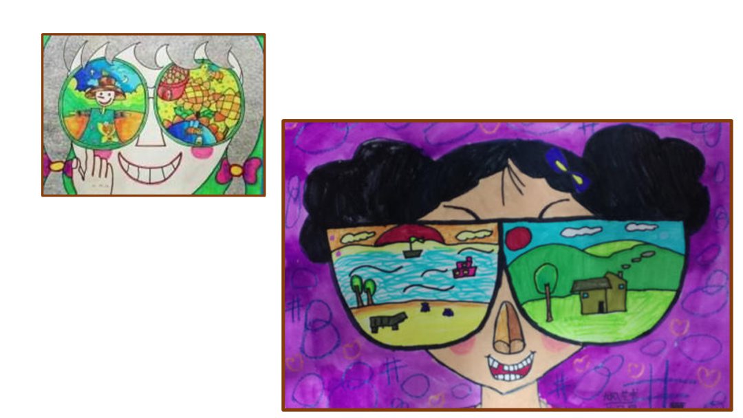 幼儿园幼小衔接美术教案：我眼中的世界