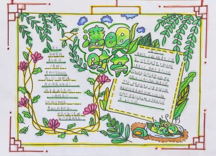 清明节手抄报图片及内容简单又漂亮