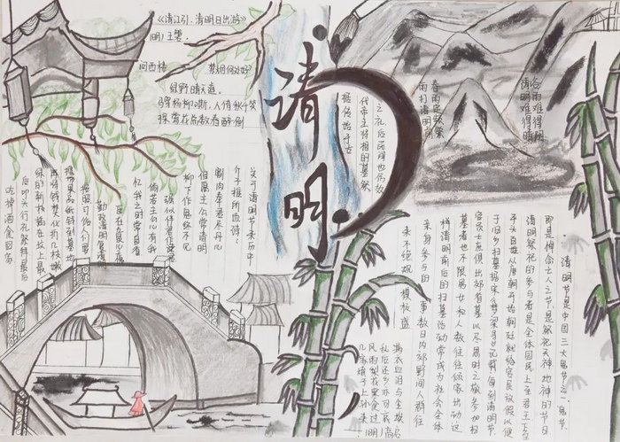 清明节手抄报图片及内容简单又漂亮