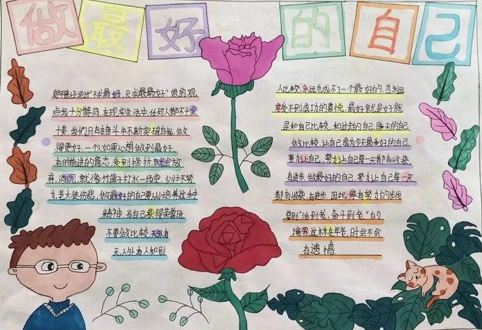 做最好的自己手抄报图片简单