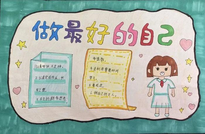 做最好的自己手抄报图片简单