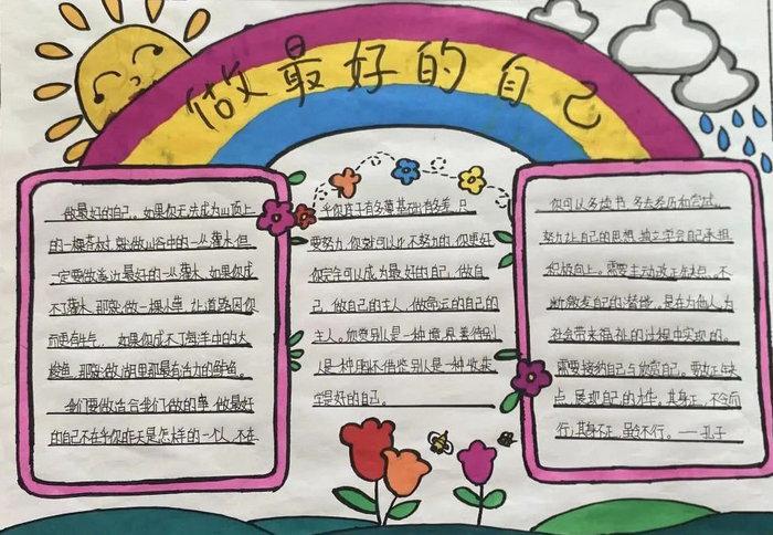 做最好的自己手抄报图片简单