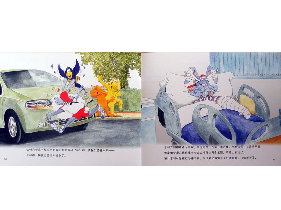 《牛皮兔亨利的危险书5-球王住进了医院（马路上的危险）》