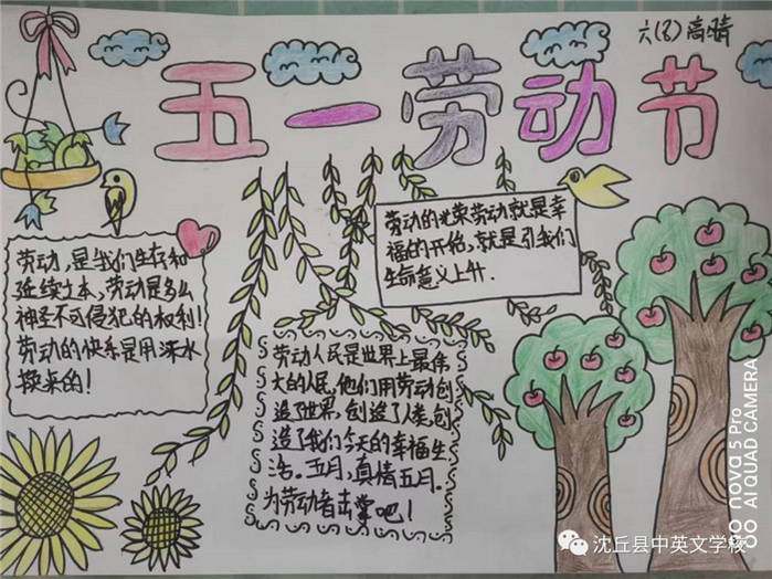 一二三年级劳动节手抄报图片及内容