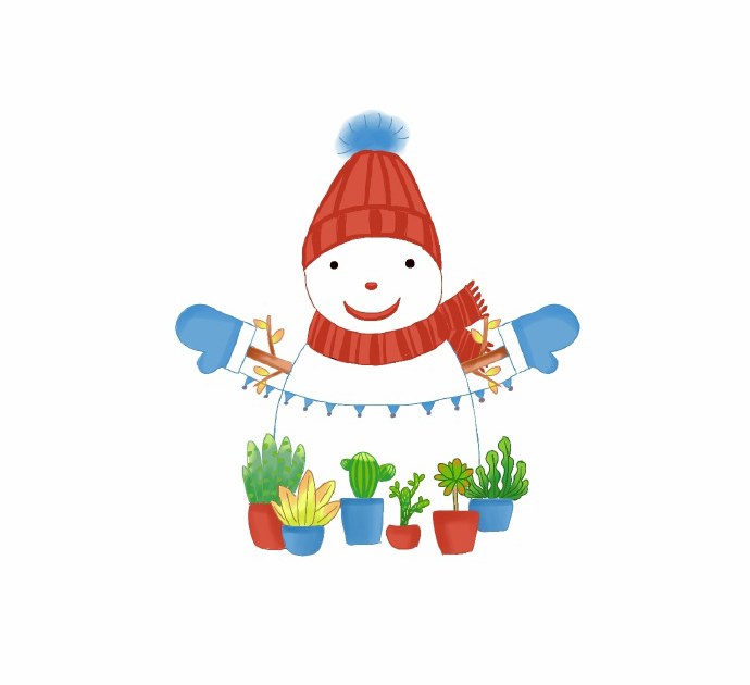 雪人简笔画简单的儿童简笔画教程