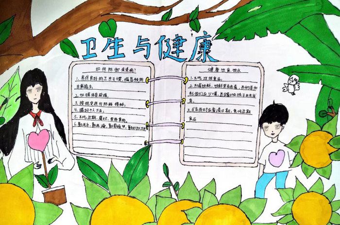 1～3年级爱国卫生手抄报