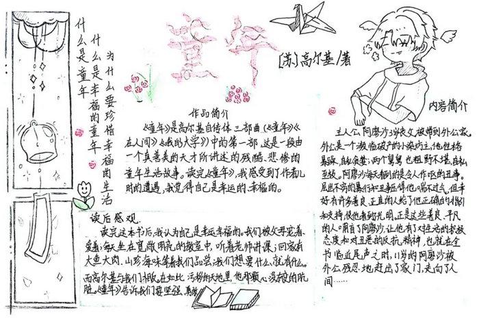 童年手抄报简单又漂亮六年级