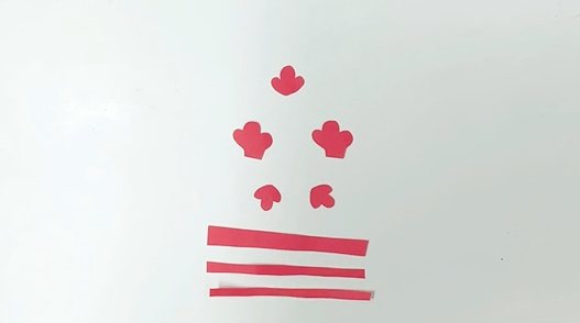 简单儿童手工折纸一群五彩斑斓的小鸡