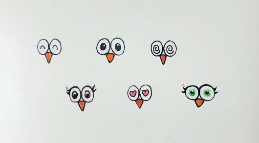 简单儿童手工折纸一群五彩斑斓的小鸡