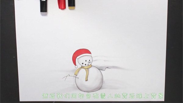 雪人简笔画怎么画教程