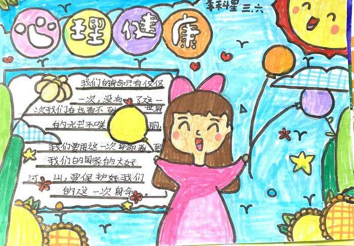心理健康知识手抄报图片及内容