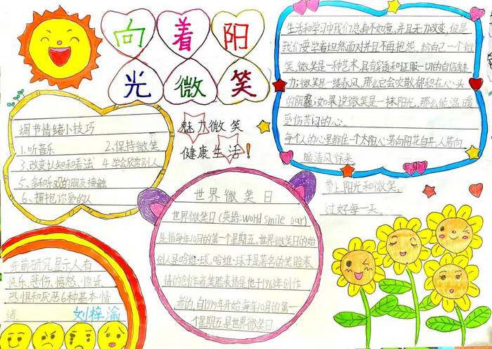 心理健康知识手抄报图片及内容