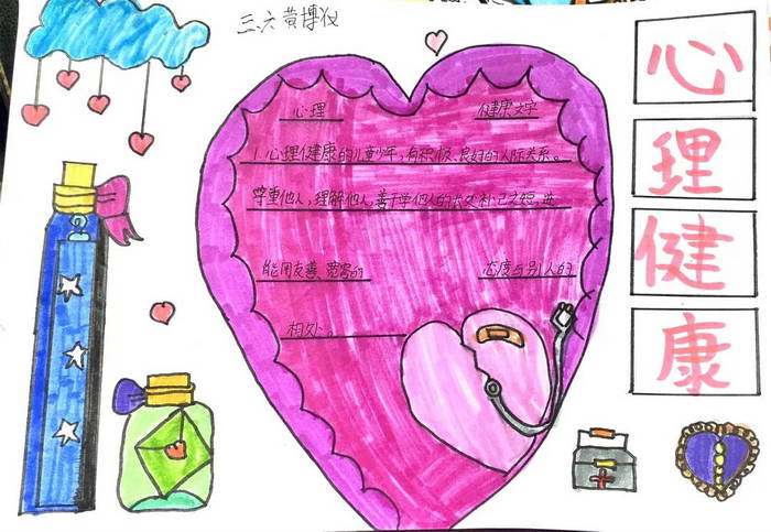 心理健康知识手抄报图片及内容