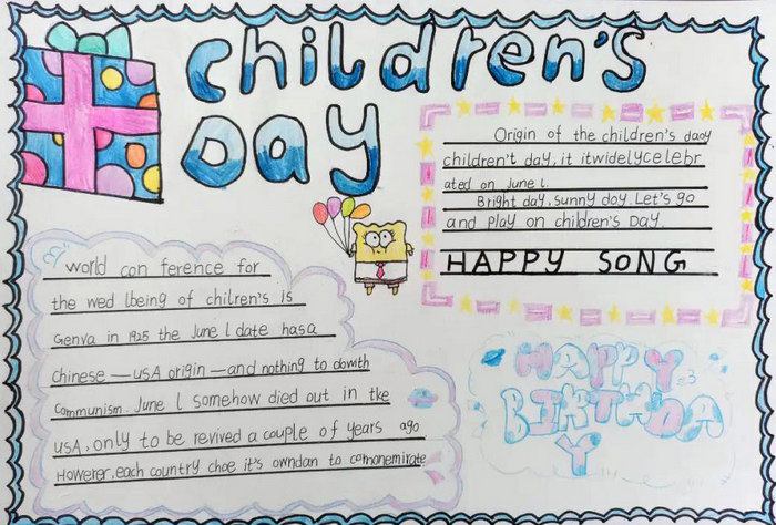 小学英语手抄报图片简单又漂亮