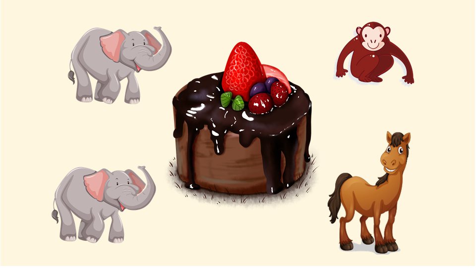 幼儿园幼小衔接数学教案：分蛋糕