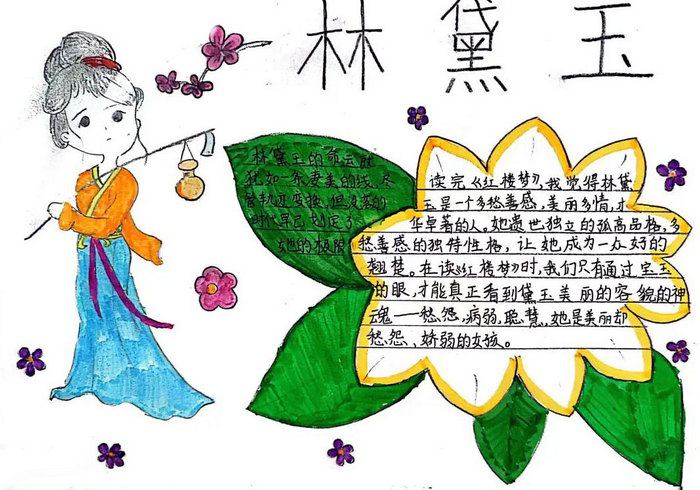 红楼梦手抄报图片简单又好看