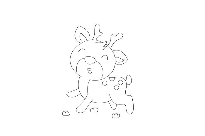 小鹿简笔画怎么画