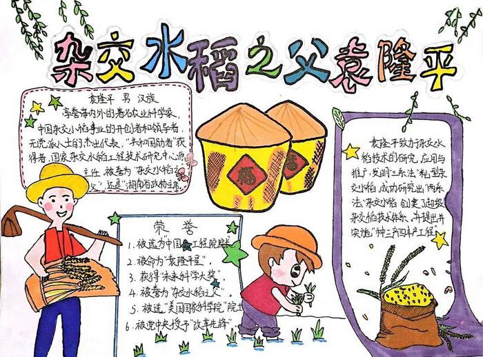 为中国富强奋斗的人物故事手抄报