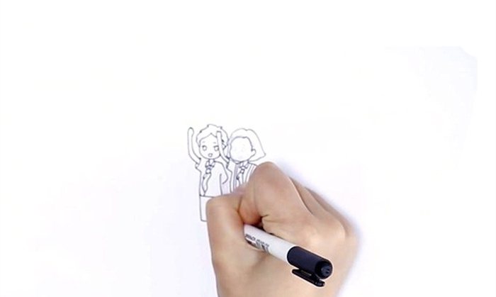 升国旗简笔画怎么画