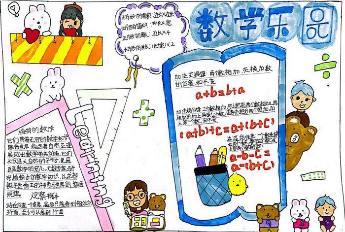 小学数学手抄报图片简单又漂亮