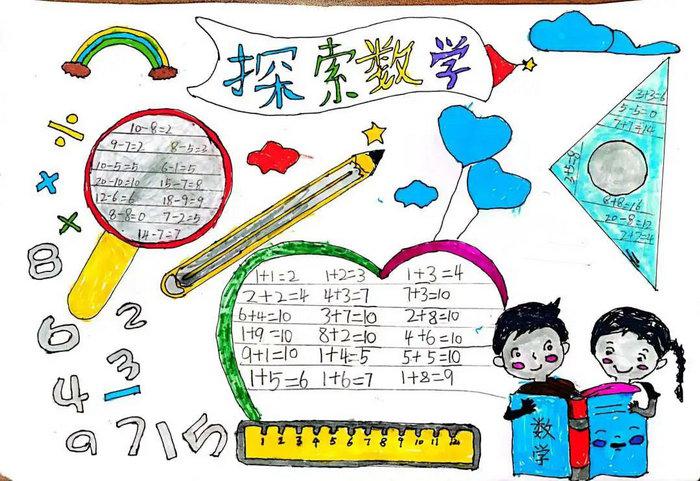 小学数学手抄报图片简单又漂亮