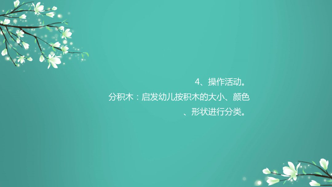 幼儿园中班科学教案：分类