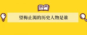 望梅止渴的历史人物是谁