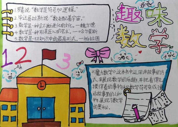 10岁～12岁数学手抄报图片