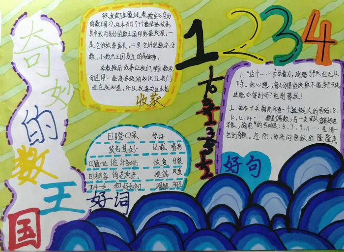 10岁～12岁数学手抄报图片