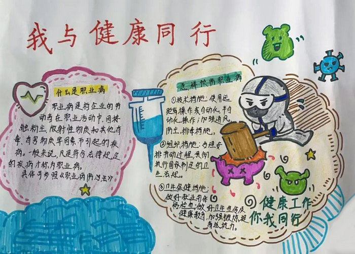 职业病防治手抄报图片