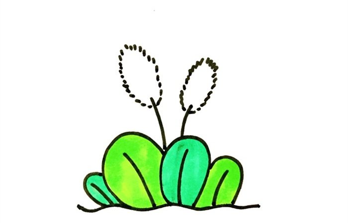 狗尾巴草简笔画怎么画