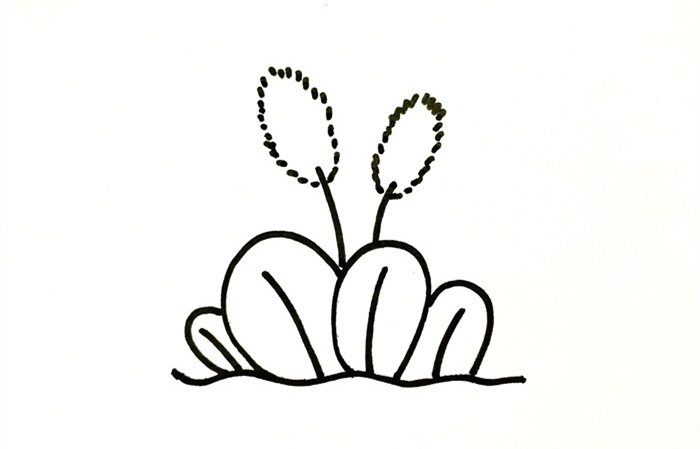 狗尾巴草简笔画怎么画