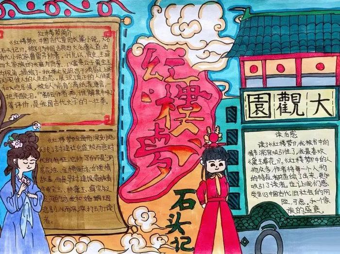 四大名著红楼梦手抄报