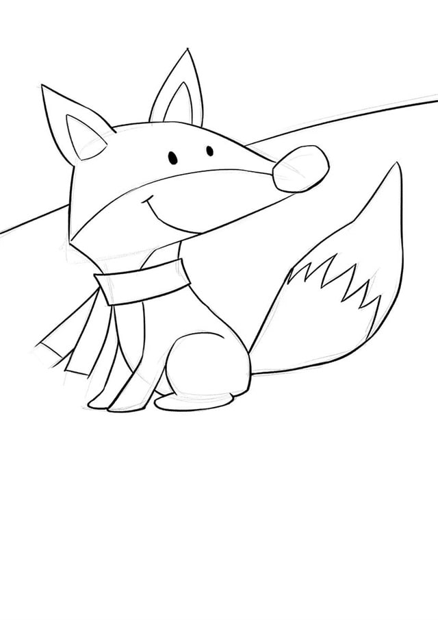 秋季主题少儿美术课程《初秋的狐狸》