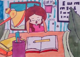 爱护眼睛防控近视手抄报图片及内容（精选8张）