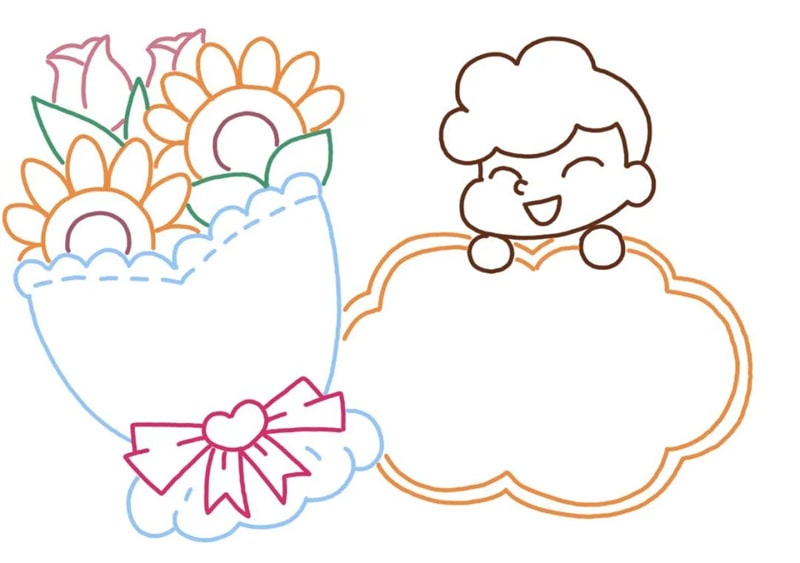 教师节贺卡怎么画简单又好看