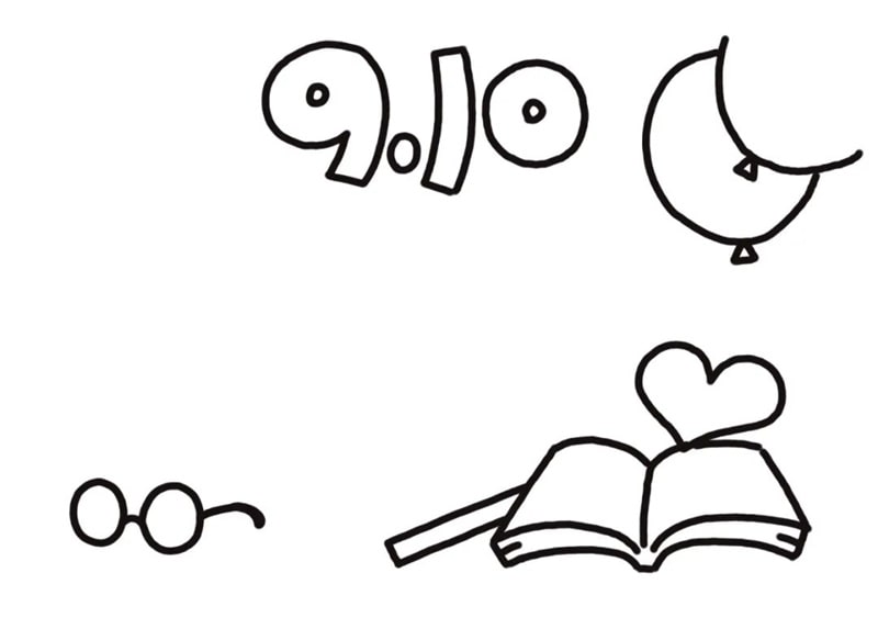 画风简约的教师节贺卡图片教程