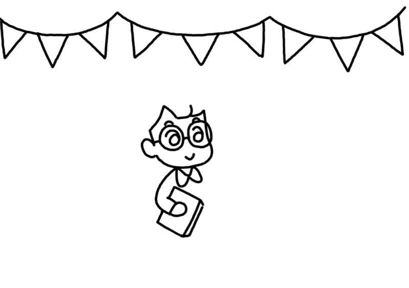 带可爱女老师的教师节贺卡图片教程