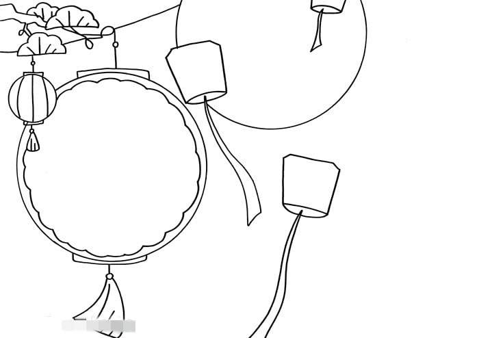 中秋节手抄报简单好画图片教程